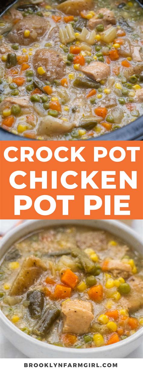 Crock Pot Chicken Pot Pie - Brooklyn Farm Girl