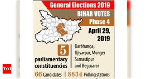 Five Lok Sabha Seats In Bihar Go To Polls In Phase Iv Times Of India