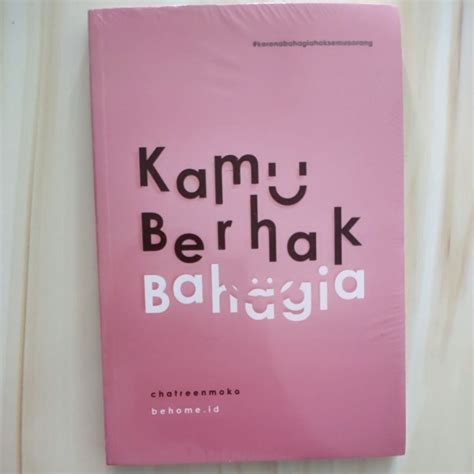 Jual Buku Kamu Berhak Bahagia Shopee Indonesia