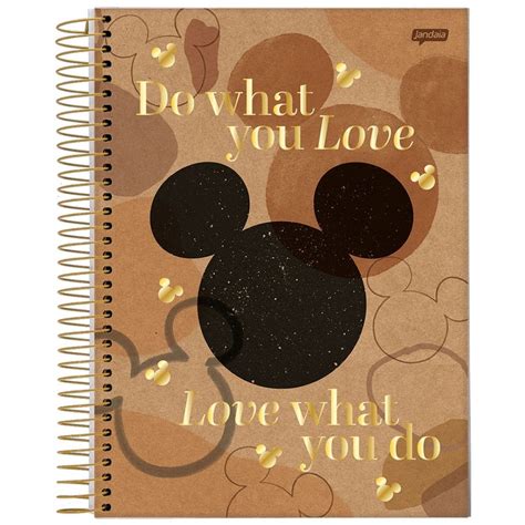 Caderno Universit Rio Mat Rias Mickey E Minnie Arts Kraft Jandaia