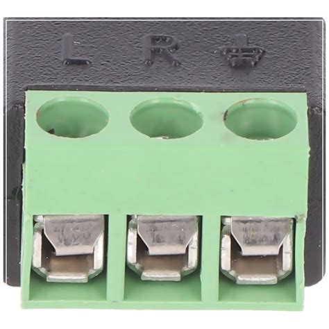 Goobay Terminal Block 3 Pin Klinke 3 5 Mm Buchse 3 Pin Stereo