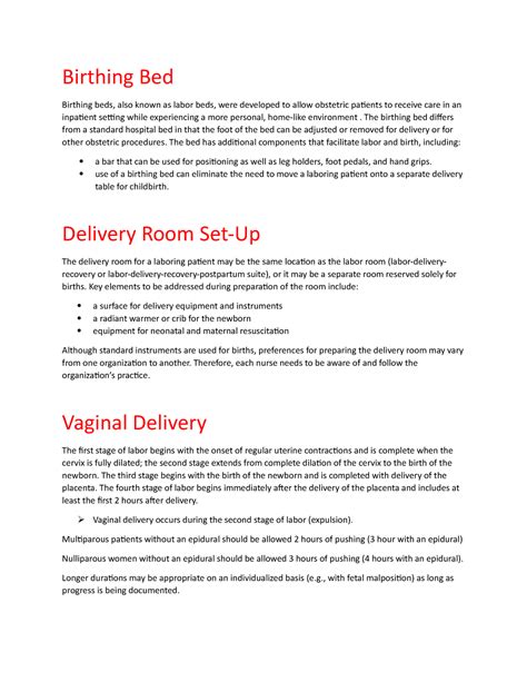 Birthing Bed Delivery Room Set Up Vaginal Birth Ob Birthing Bed Birthing Beds Also Known As