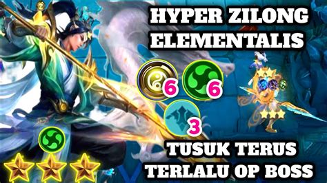 GAMEPLAY TERSAKIT BENNY SKILL 3 HYPER ZILONG ELEMENTALIS UNLIMITED