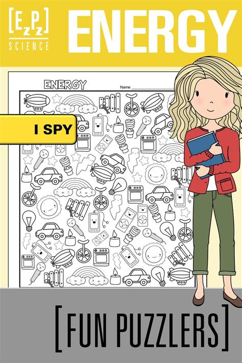 Energy Science Activity Bundle | Science Puzzle Challenges and Word ...