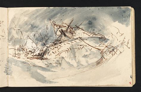 Joseph Mallord William Turner, 'Study for ‘The Shipwreck’' c.1805 ...