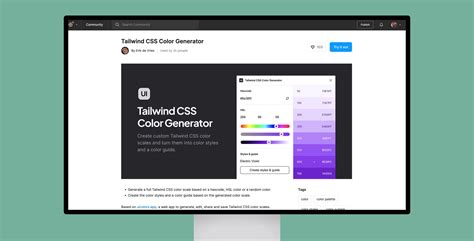 Tailwind CSS Color Generator - Fountn - Product Design Resources