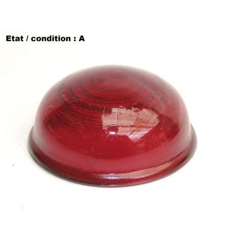 SCINTEX R6 1861 2 Cabochon feu lenticulaire rouge RétrOptic Auto