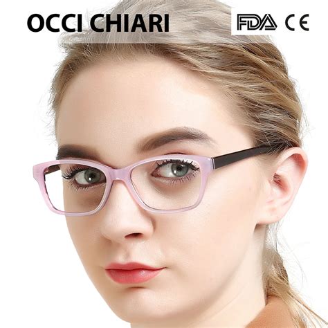 OCCI CHIARI Pink Glasses Frame Women Eyewear Prescription Lens Medical ...