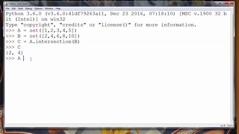How To Get The Intersection Of Two Sets In Python Programming Language