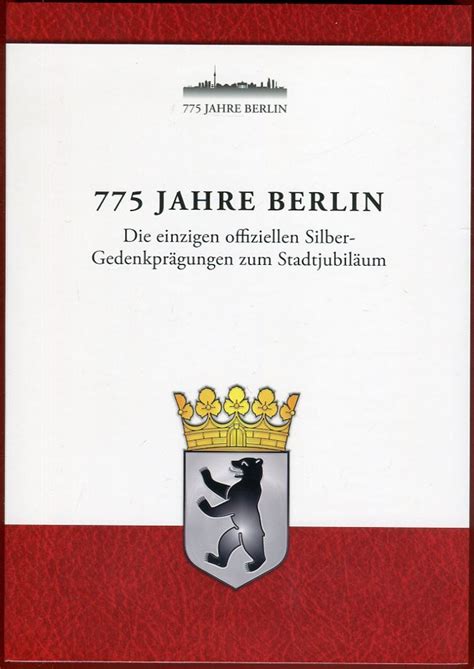 Deutschland Silbermedaillen Jahre Berlin Offizielle