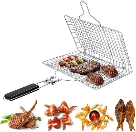 Panier Grille Pour Barbecue Panier Griller Portable En Acier