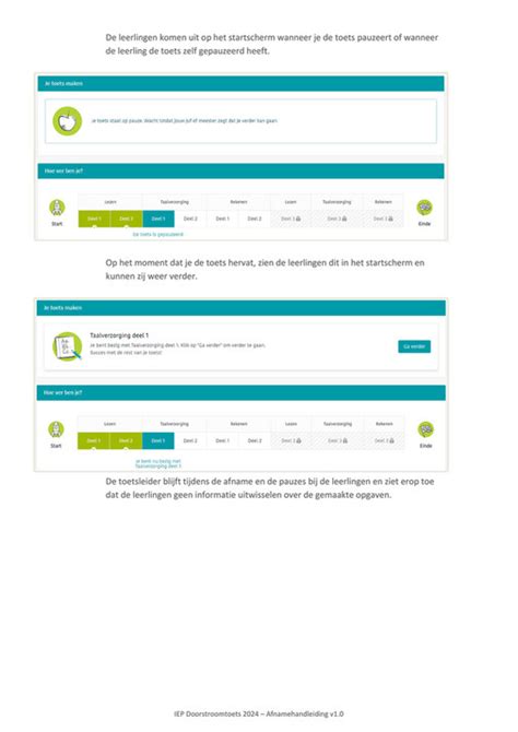 Afnamehandleiding IEP Doorstroomtoets 2024 Primair Onderwijs Bureau