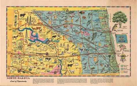 North Dakota Land of Opportunity.: Geographicus Rare Antique Maps