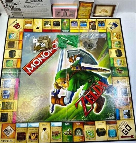 The Legend Of Zelda Monopoly Collector S Edition Board Game Open Box Ebay