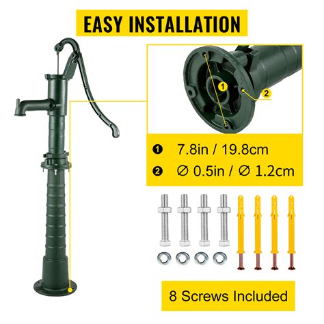 hand water pump setup  bessie luce blog