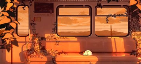 Lofi Cute Aesthetic Train Desktop Wallpaper Art Aesthetic Desktop