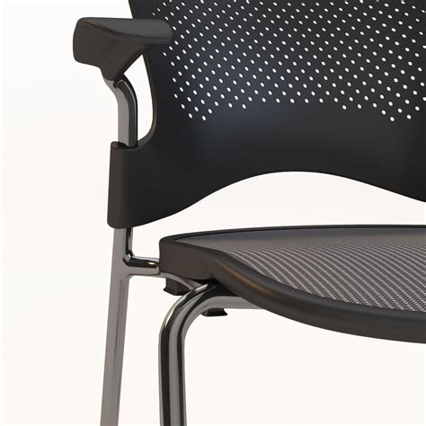 Detailed Herman Miller Caper Stacking Chair 3d Model 39 Obj Fbx