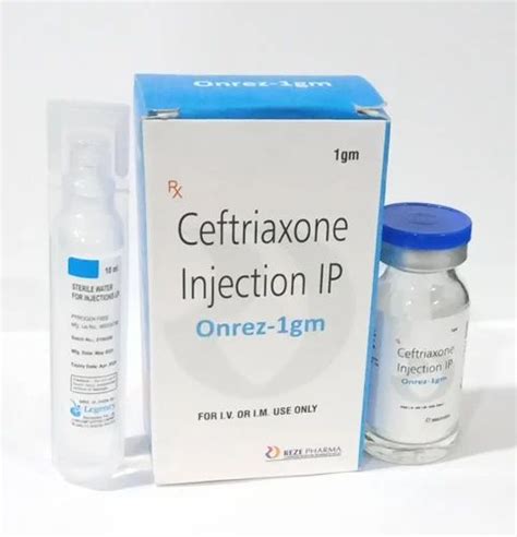 Ceftriaxone 1gm Injection At Rs 60 5 Vial Ceftriaxone Injection In Panchkula Id 27436401012