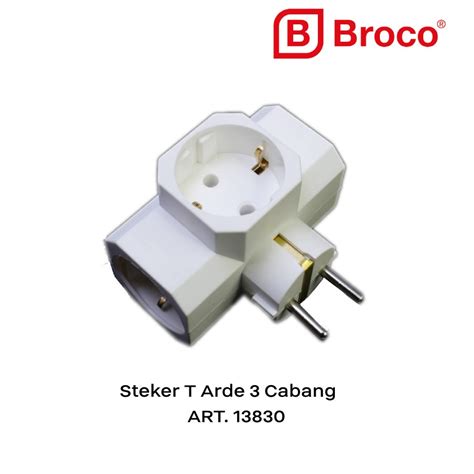 Jual Steker T Arde Multi Plug Cabang Lubang Persegi Colok Colokan