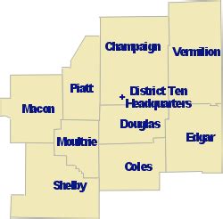 Illinois State Police District Map