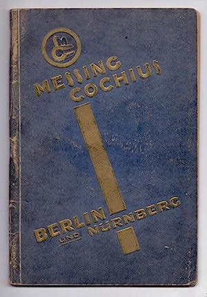 Messing Cochius Berlin und Nürnberg Hauptliste Ausgabe M Hersteller