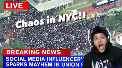 This Really Made The News Kai Cenat Shuts Down New York City