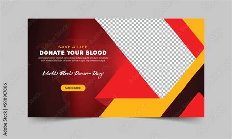 A web banner design for donate your blood, Blood donation social media ...