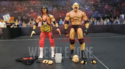 Collector S Corner Mattel WWE Elite Bret Hart Goldberg 2 Pack In