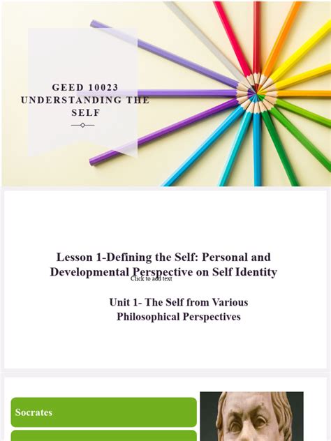 Understanding The Self Lesson 1 Pdf