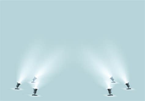 Напольные прожекторы для студии или сцены | Бесплатно векторы