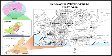 Map of Karachi, Pakistan. | Download Scientific Diagram