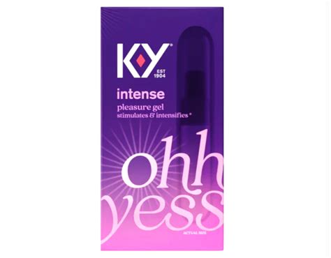 K Y Intense Pleasure Gel Woman S Lubricant 0 34 Oz Lube For Women That Will Bring Warming