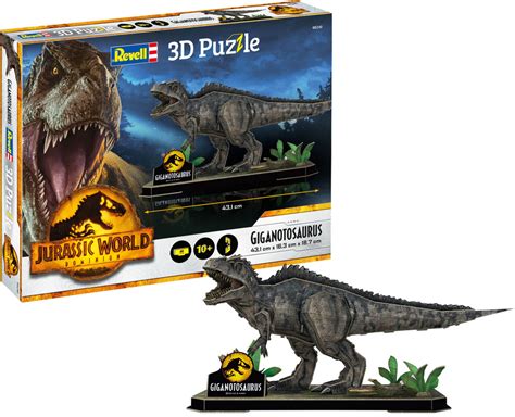 Giganotosaurus Jurassic World Dominion Puzzle 3d Revell Bassin Maquette