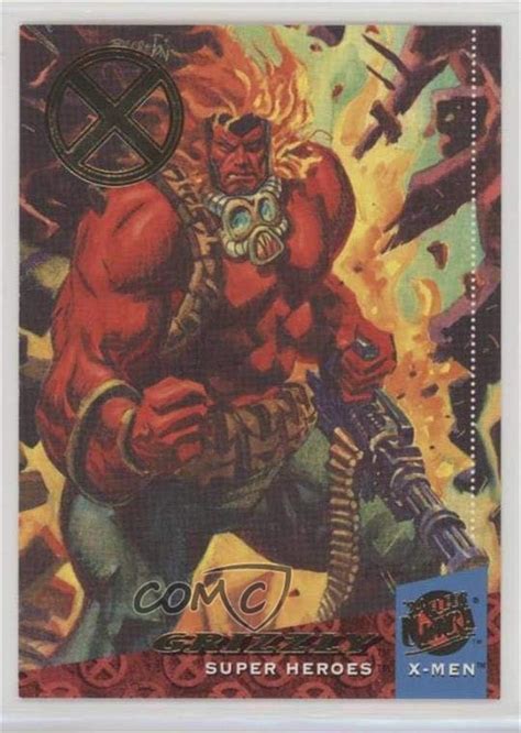 Grizzly Trading Card Fleer Ultra X Men Fleer Ultra