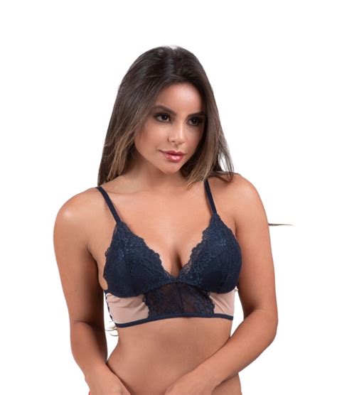 Soutien Em Renda E Tule Sem Bojo Compre J Click Sophia