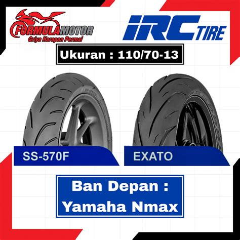 Jual 110 70 13 IRC Ring 13 Tubeless All Type Ban Depan Motor Yamaha