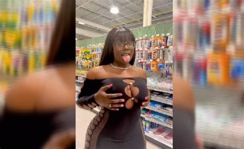 Tiktoker Sharon Open Boobs In Supermarket Naijatape