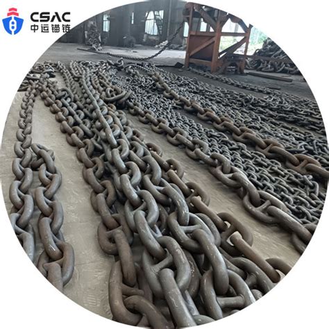 Shipyard Supply Stud Link Anchor Chain Cable In Stock China Anchor