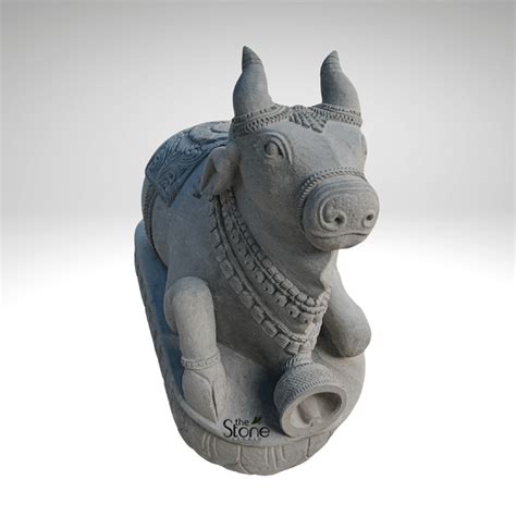 Nandi Bull Statue 2.5ft: Buy Best Sculpture - The Stone Studio