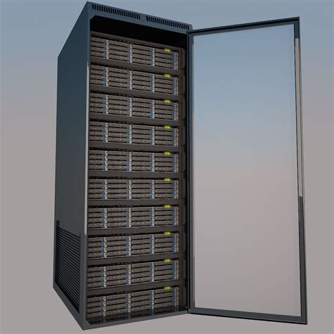 Server Rack Free 3d Model Obj Free3d