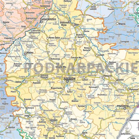 Polska Mapa Cienna Drogowa Arkuszowa Compass Erli Pl