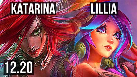 Katarina Vs Lillia Mid 605 23m Mastery 900 Games Dominating