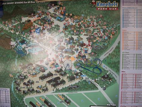 Knoebels Park Map