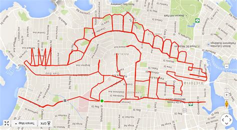 Artist Uses Bicycle And Gps To Draw Pictures On City Maps Demilked