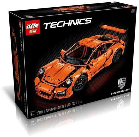 Lepin Technics Porsche 911 Gt3 Rs Orange Hobbies And Toys Toys And Games