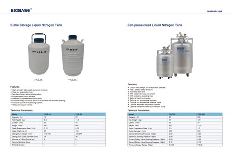 Self Pressurized Liquid Nitrogen Tank Buy Biobase