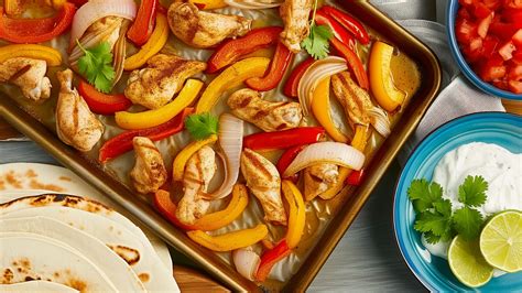 Kip Fajitas Traybake Recept Eetse