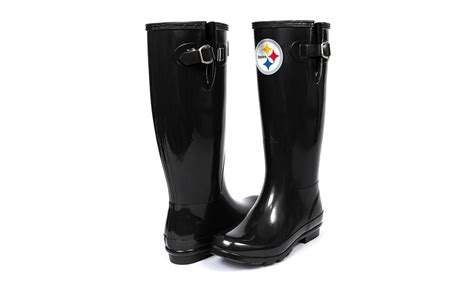 Up To 41 Off On Nfl Womens Rain Boots Groupon Goods