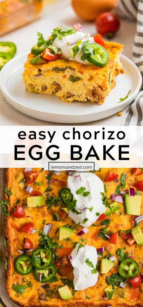 Chorizo Egg Bake Recipe Baked Eggs Chorizo Breakfast Chorizo And Eggs