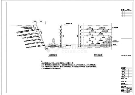 10米深基坑土钉墙支护详细施工图土木在线